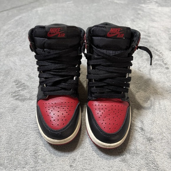 Nike Air Jordan 1 Retro High Bred Toe Size 4Y (Size 5.5 Women's) no box - Picture 2 of 12